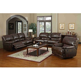 Indian leather high quality living room furniture double with coffee table multi-functional oversized lazy boy recliner sofa