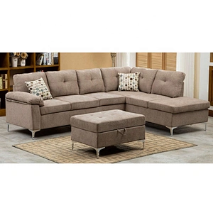 New Products Cheap Pull Corner Sofa Wooden Frame Sofa Set Design