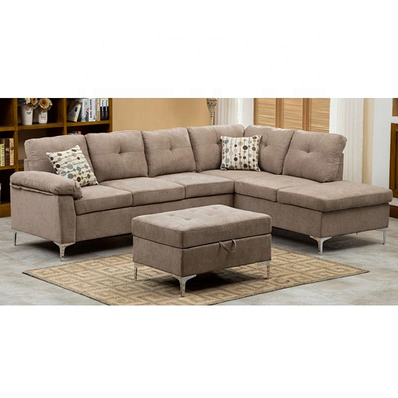 New Products Cheap Pull Corner Sofa Wooden Frame Sofa Set Design