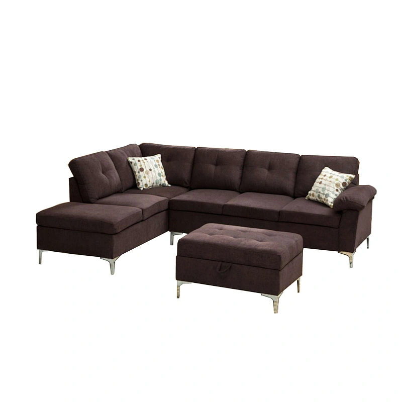 2020 Newest modern style hot selling comfortable velvet advanced texture high quality sectional sofa