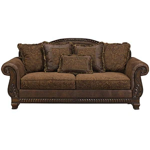 European modern style simple high quality comfortable linen cloth 3+1 living room cut & sew sofa cover
