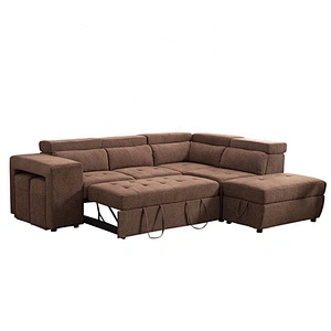 Modern Home Sofa Furniture for Living Room Portable Corner Bed Folding Sofa Bed