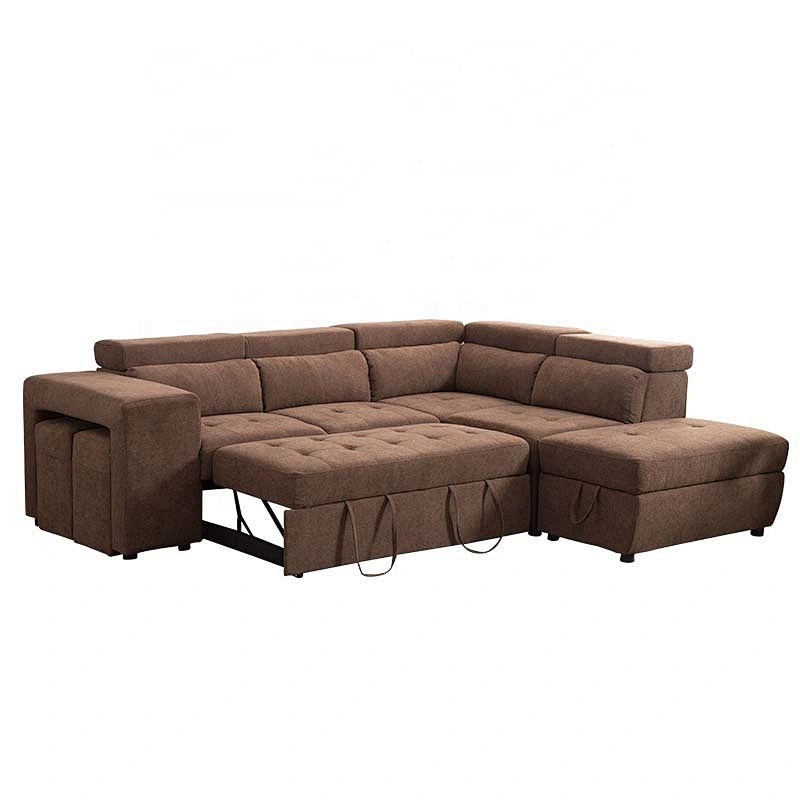Modern Home Sofa Furniture for Living Room Portable Corner Bed Folding Sofa Bed