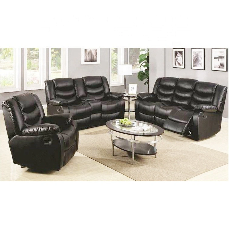 Top sale loveseat recliner with nail and console cup holder modern recliner leisure sofa chair