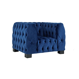 American Hot Selling Living Room Furniture American Style Fabric Upholstered Back Sofa