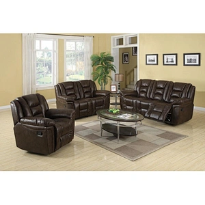 Europe design leisure recliner sofa set 7 seater sofa recliner chair with nail for living room furniture