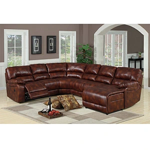 Frank Furniture Air Leather Sectional Sofa Living Room Recliner Sofa