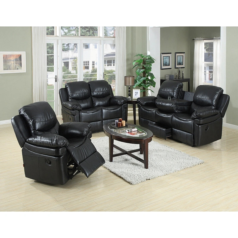 Wholesale Furniture  New Modern High Quality 3+2+1 Sectional Recliner Sofa  For Living Room