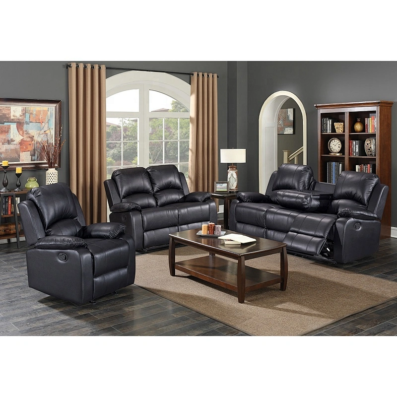 Best Selling Home Furniture Living Room Sofa Cover PU Leather Sofa