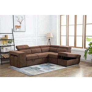 Modern Home Sofa Furniture for Living Room Portable Corner Bed Folding Sofa Bed