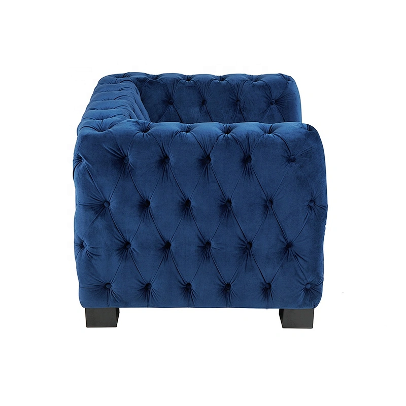 American Hot Selling Living Room Furniture American Style Fabric Upholstered Back Sofa