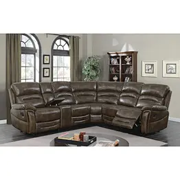 Frank Furniture 2020 New design modern style Air leather 7 seater sectional couch corner sofa