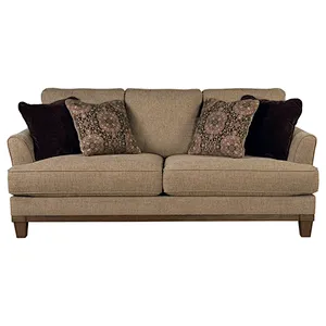 Modern red healthy high quality living room sponge cushion leather double seat large sofa