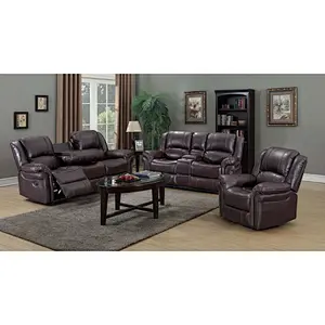 2020 New design Comfortable 3 2 1 soft leather recliner sofa for home furniture decor