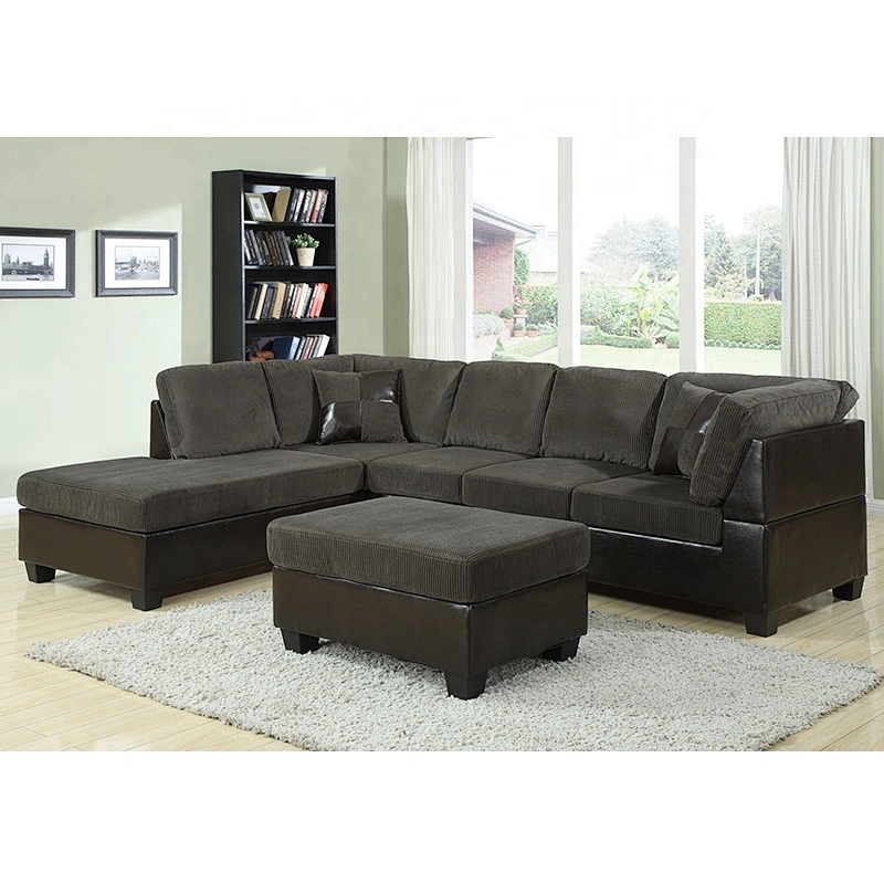 New Fashion Design Corner Recliner Lurxy Sofa Living Room Furniture Sofa Sectional Corner Leather Sofa