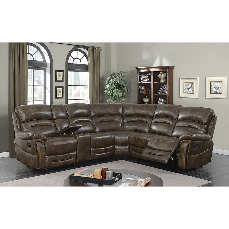 New show morden style sofa set 7 seater luxury home furniture high quality electric recliner sofa