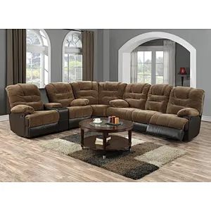 Frank Furniture Antique Style With Chaise Comfortable Home Sectional Sofa Living Room Sofa