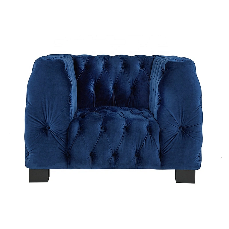 American Hot Selling Living Room Furniture American Style Fabric Upholstered Back Sofa
