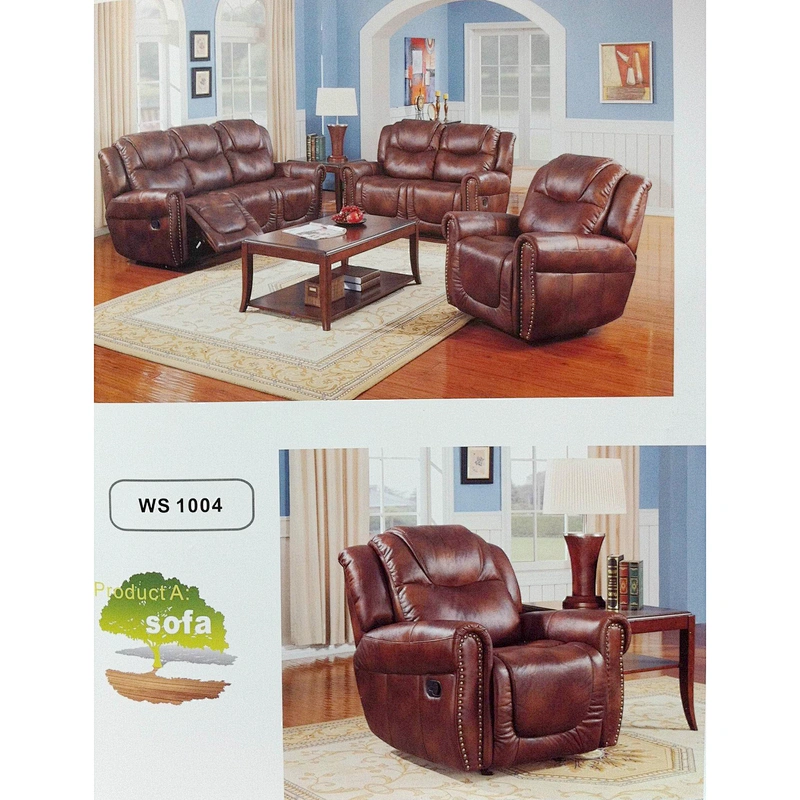 Modern style fashion cheap leather grey recliner sofa