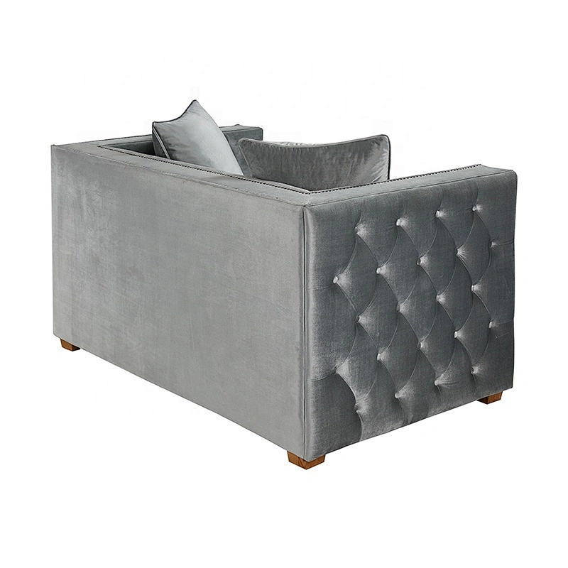 Lounge Chaise Back Chair  Counter 2 Seater European Corner Living Room Furniture Sofa