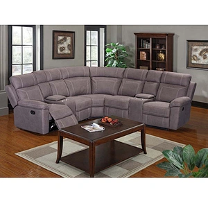Best Selling Modern Leather Sectional Recliner Corner Sofa
