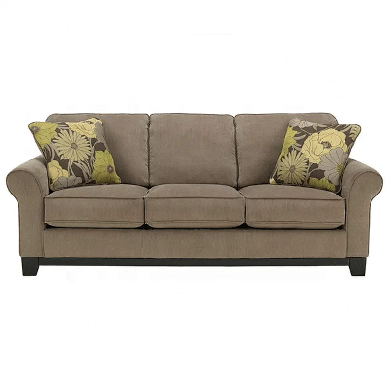 European modern high quality comfortable flannel health sponge with pillow living room 3+2 sofa sets