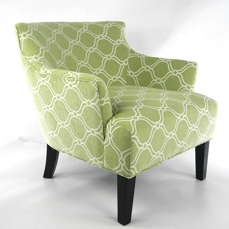 Frank furnitureLuxury modern hotel chair leisure fabric chair  home furniture with wooden legs