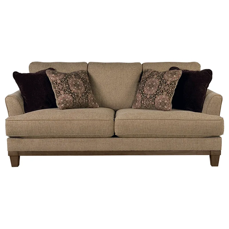 Light pink comfortable cloth soft sponge cushion healthy three seat living room large sofa