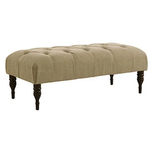 Frank Furniture Hot Selling Pumpkin Shoe Stool Nail Embellishment Ottoman Storage Bench Decoration Ottoman
