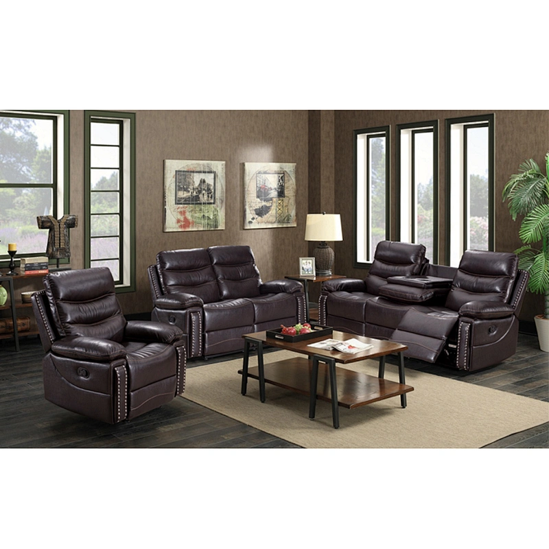 Frank furntire recliner chair  wholesale living room furniture home set sectional sofa set 7 seater leather sofa  recliner sofa