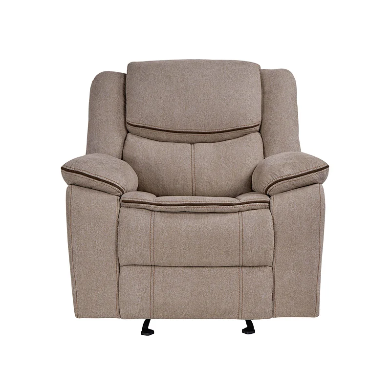 Frank Furniture New Design Color Block Leather Electric Sofa Recliner
