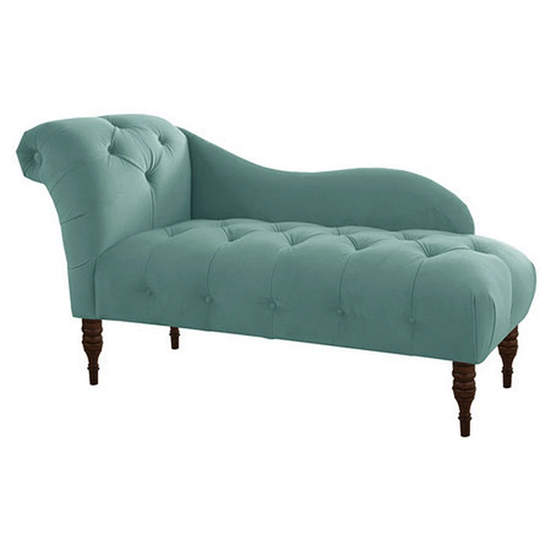 Frank Furniture Royal Style Chaise Design Fabric upholstery Couvre Chaise Hot Selling Chaise Lounge