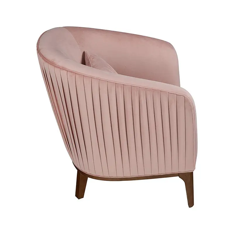 Luxury leisure velvet chair  living room hotel modern chair