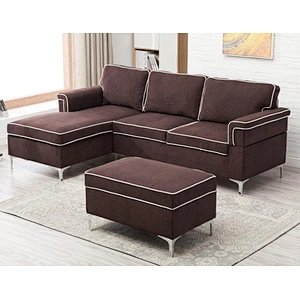 hot selling  Corner sofa living room funiture set indoor  Chesterfield style sofa