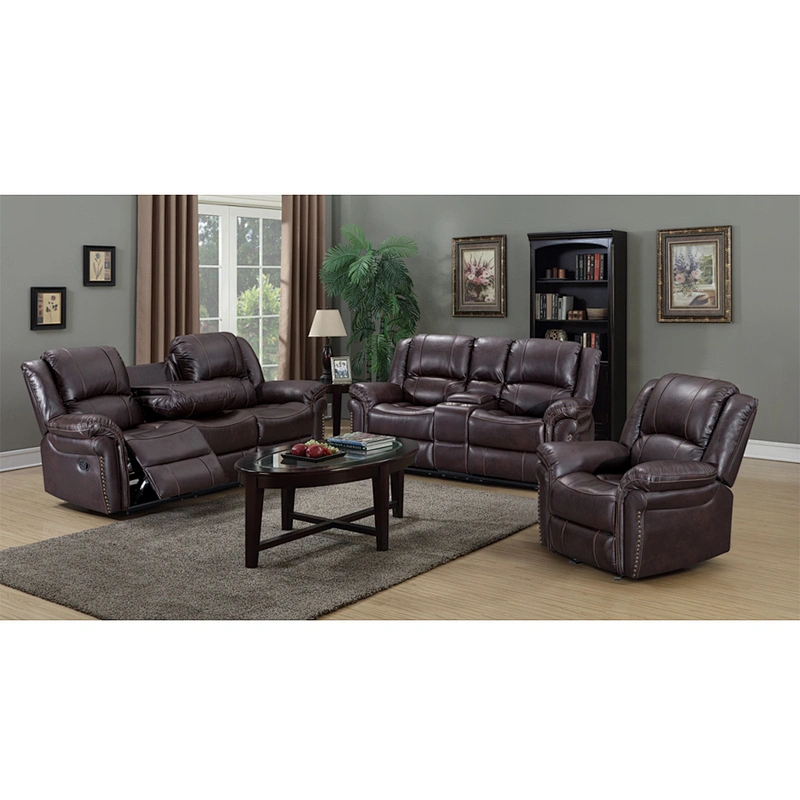 Frank Furniture American Style Recliner Sofa Set Modern Sectional Corner Sofa Leather Electric Recliner