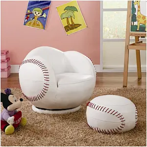 Best selling fashion and comfortable large indoor soccer basketball stylechair&ottoman living room sofa furniture hotel chair