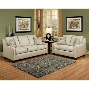 Beige European Modern Style Sponge Cushion High Quality 3+2 Solid Wood Production Living Room sectional Sofa