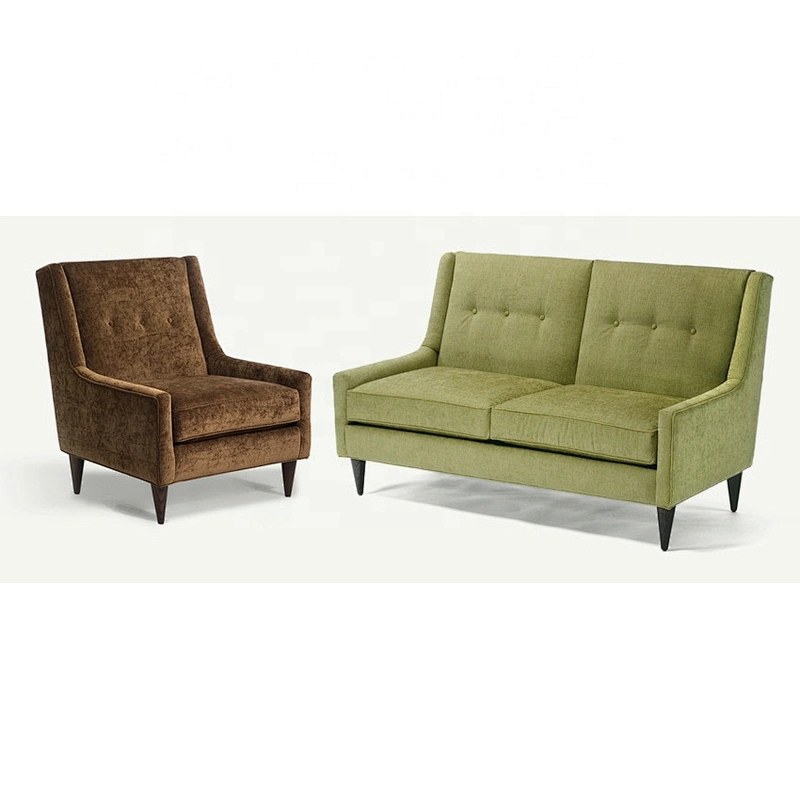 Professional design loveseat chair latest single accent chairs for living room office leisure chair with soft arm chair