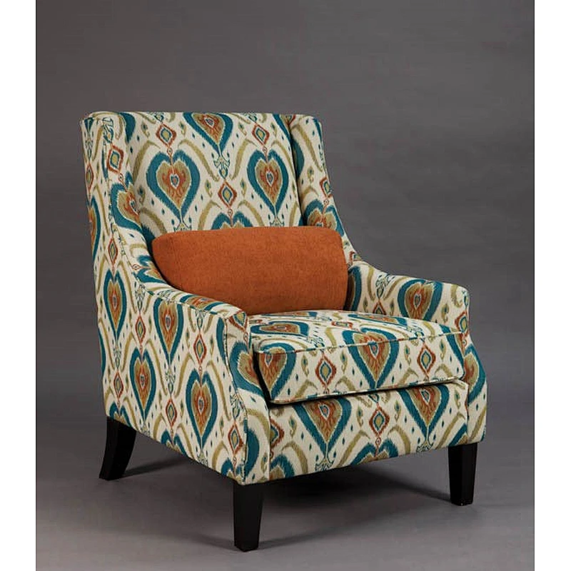 American Style Cheap Price Wooden Accent Chair With Pillow Chair