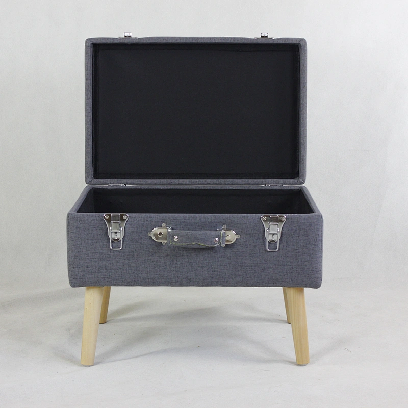 2019 new creative design lovely Modern luxury double-duty storage luggage stool ottoman bench
