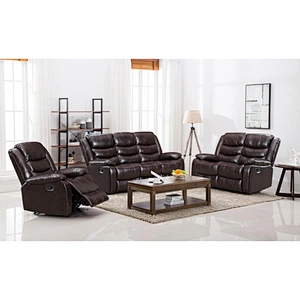 Factory direct sell leather recliner with drop down table  sectional sofa recliner for office and home furniture