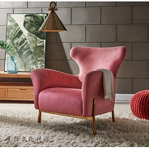 Europe design armchair leather and fabric leisure chair living room furniture chairs