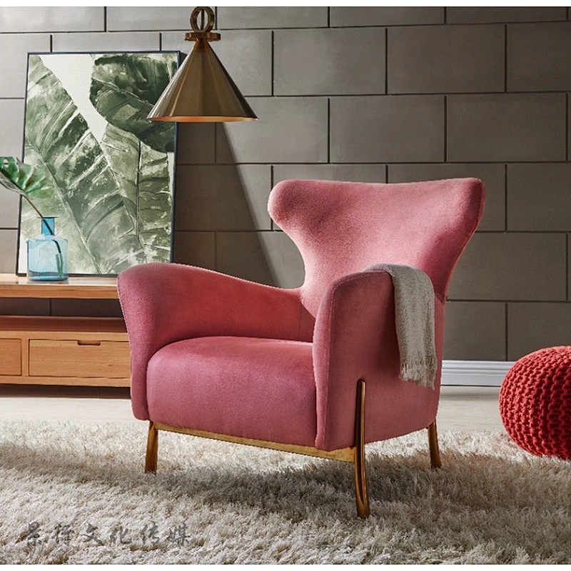 Europe design armchair leather and fabric leisure chair living room furniture chairs