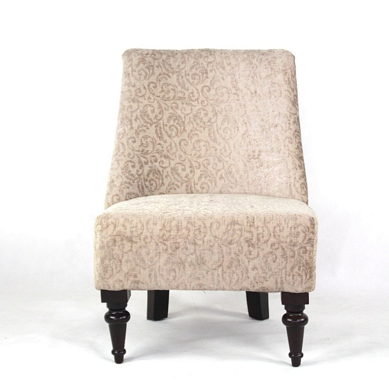 New Fashion Solid Wood Living Room Furniture Fabric Simple Leisure Chair Indoor