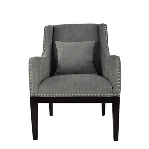 Living Room Furniture Wooden Legs Modern Sofa Chair with Pillow