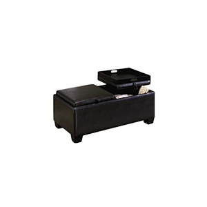 Modern Italian style popular home furniture  storage ottomans bench
