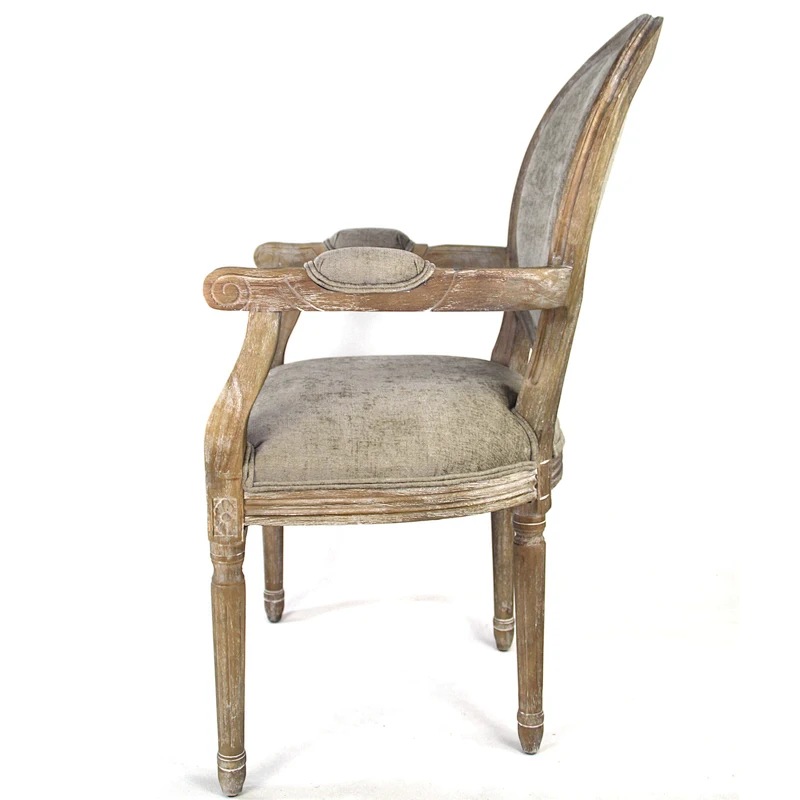 Frank furniture wood frame chair living room furniture fabric chair barber chair