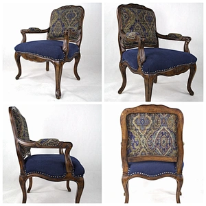 Factory wood frame chair home furniture rest dinning chair fabric leisure chair