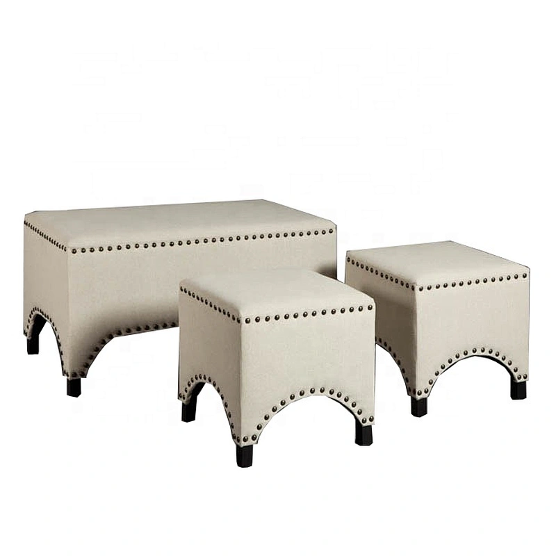 Wholesale price fashion  colorful  new design home furniture  leisure bench&ottoman