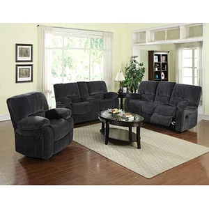 European Style High Quality Living Room Furniture Classical  Recliner Sofa